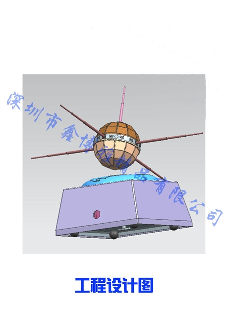 磁悬浮东方红一号模型