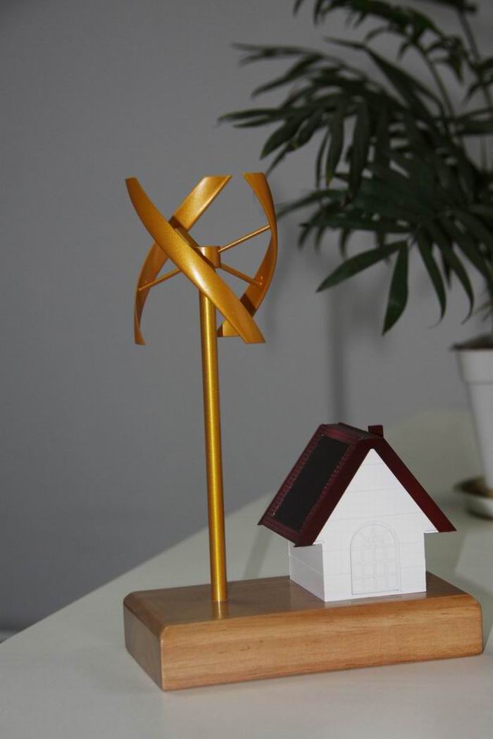 小房子风力发电机模型