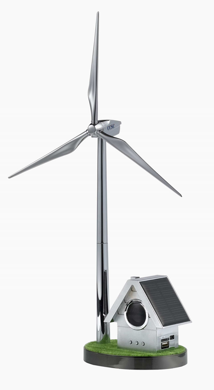 小房子风力发电机模型