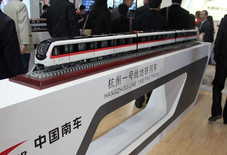 杭州一号线地铁模型